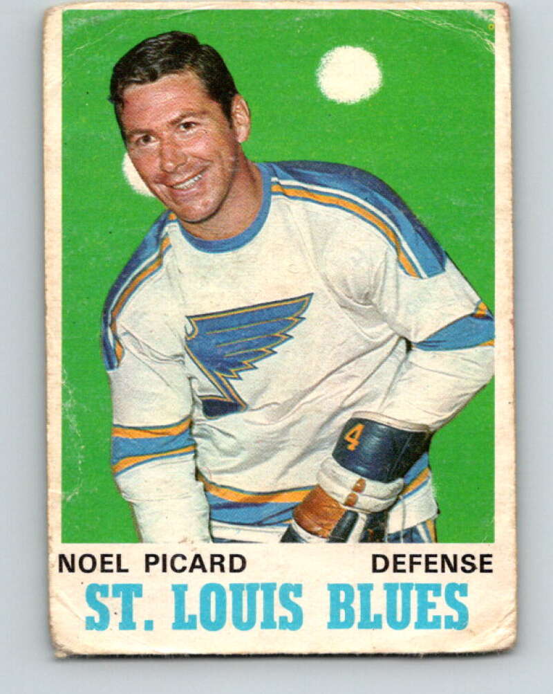 1970-71 O-Pee-Chee #212 Noel Picard St. Louis Blues V2995