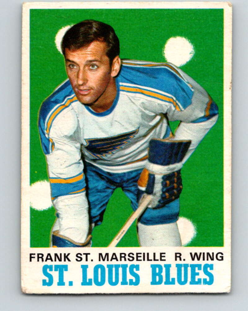 1970-71 O-Pee-Chee #214 Frank St. Marseille St. Louis Blues V3003