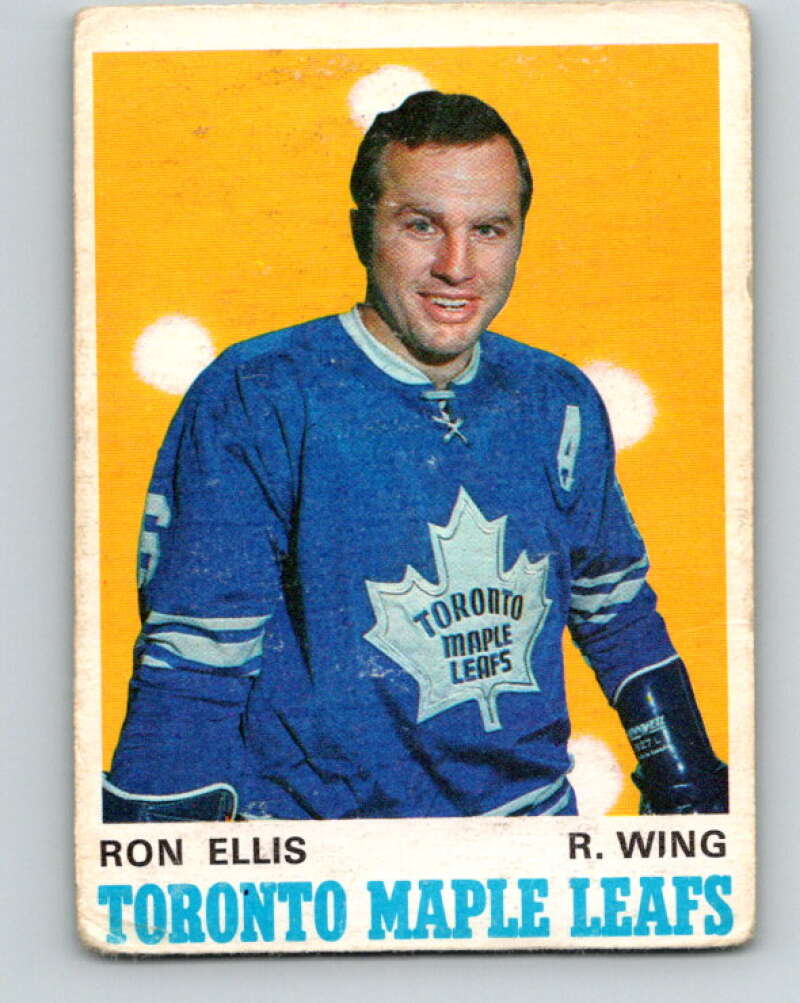 1970-71 O-Pee-Chee #221 Ron Ellis Toronto Maple Leafs V3023
