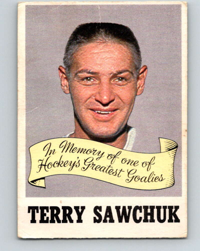 1970-71 O-Pee-Chee #231 Terry Sawchuk Detroit Red Wings V3041