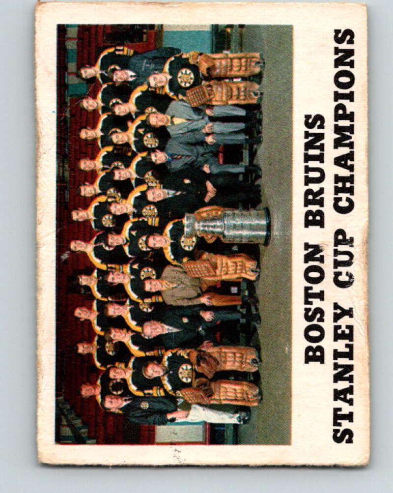 1970-71 O-Pee-Chee #232 Stanley Cup Champs Boston Bruins V3047