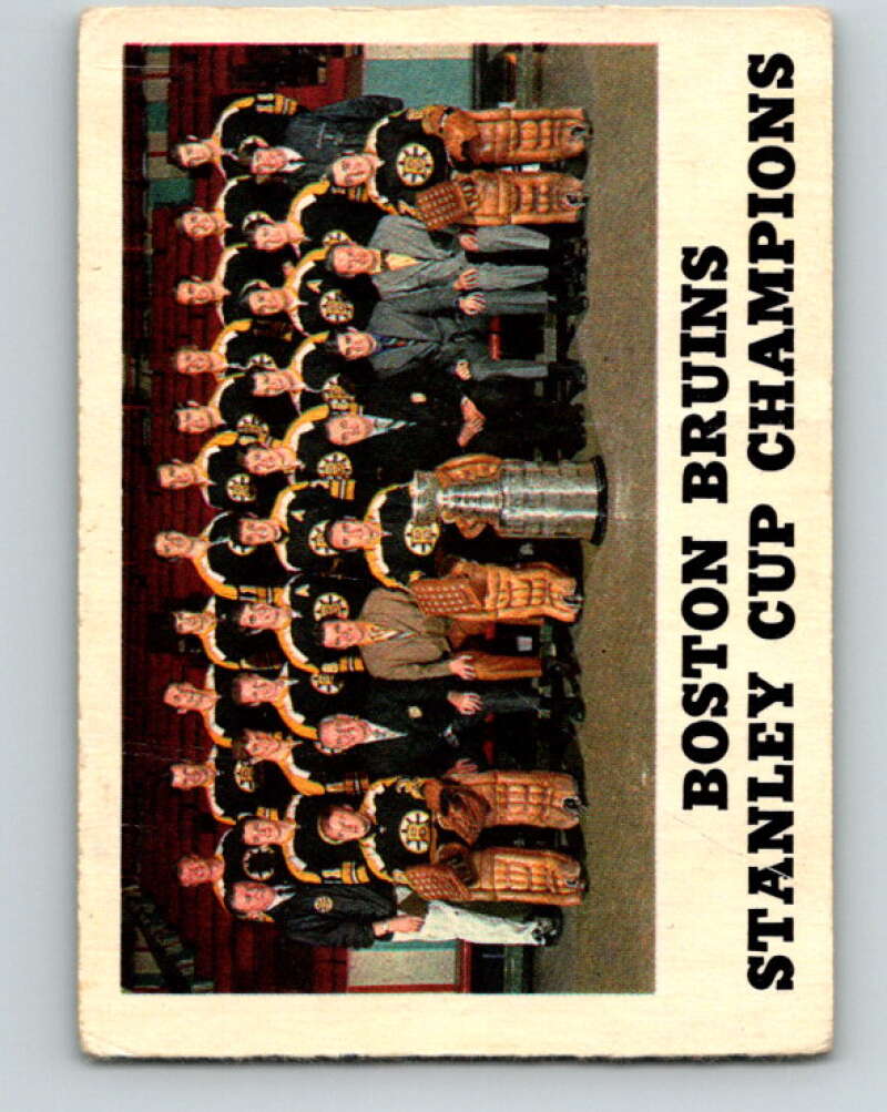 1970-71 O-Pee-Chee #232 Stanley Cup Champs Boston Bruins V3048