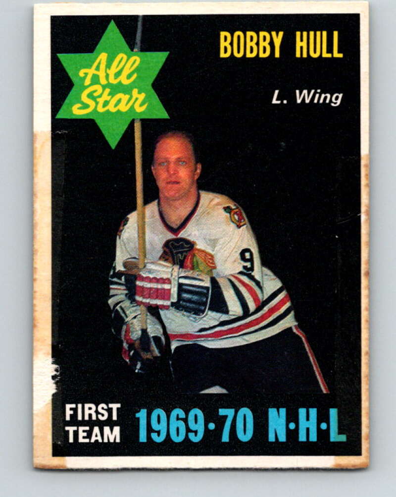 1970-71 O-Pee-Chee #235 Bobby Hull AS Chicago Blackhawks V3058