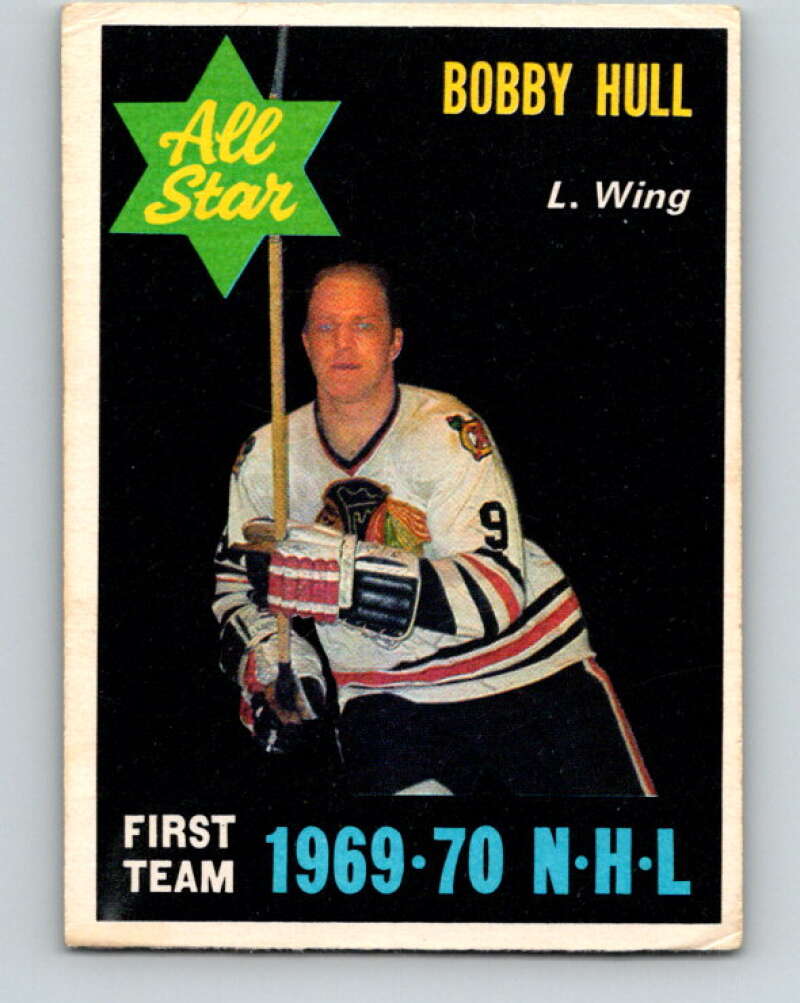 1970-71 O-Pee-Chee #235 Bobby Hull AS Chicago Blackhawks V3059
