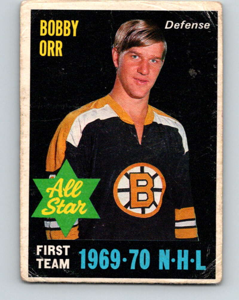 1970-71 O-Pee-Chee #236 Bobby Orr AS Boston Bruins V3060