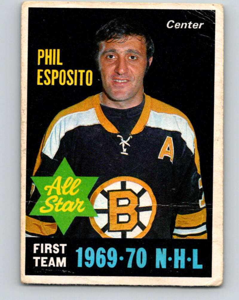 1970-71 O-Pee-Chee #237 Phil Esposito AS Boston Bruins V3064
