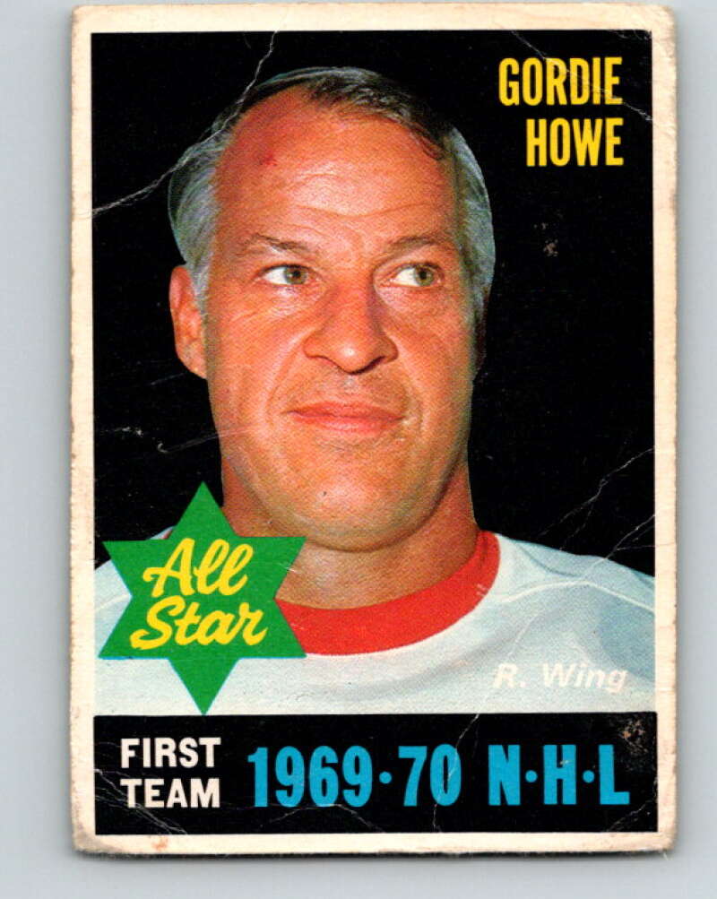 1970-71 O-Pee-Chee #238 Gordie Howe AS Detroit Red Wings V3067