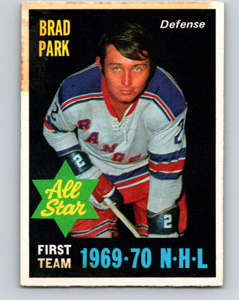 1970-71 O-Pee-Chee #239 Brad Park AS New York Rangers V3068