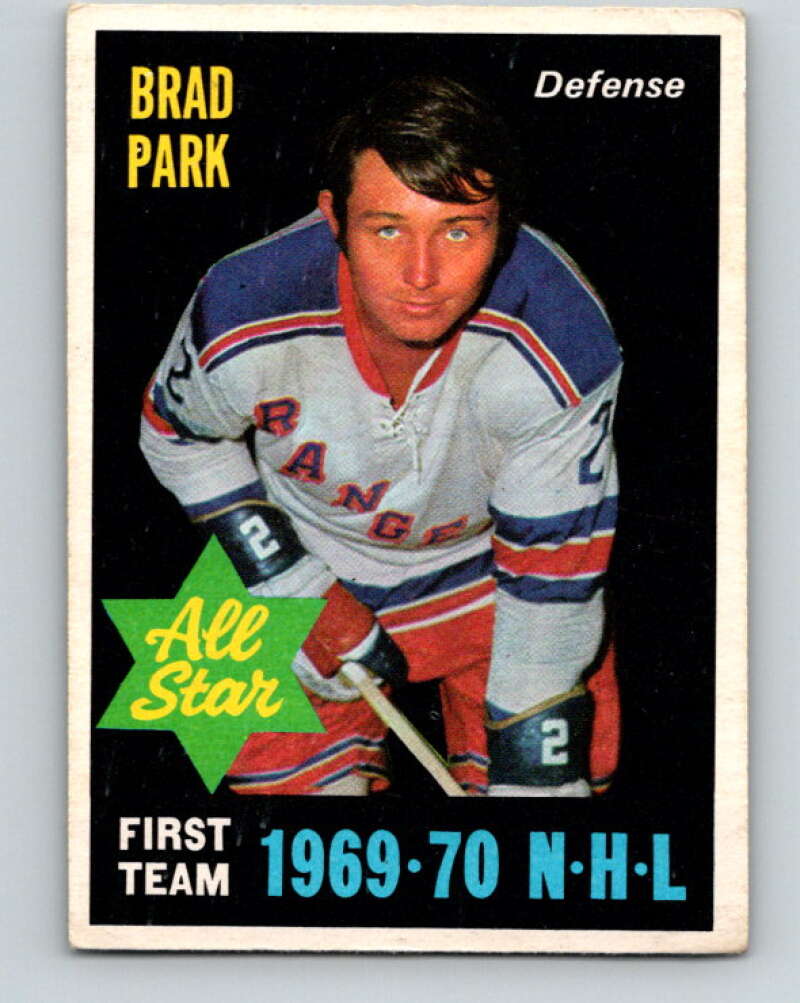 1970-71 O-Pee-Chee #239 Brad Park AS New York Rangers V3069