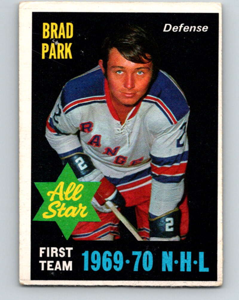 1970-71 O-Pee-Chee #239 Brad Park AS New York Rangers V3070