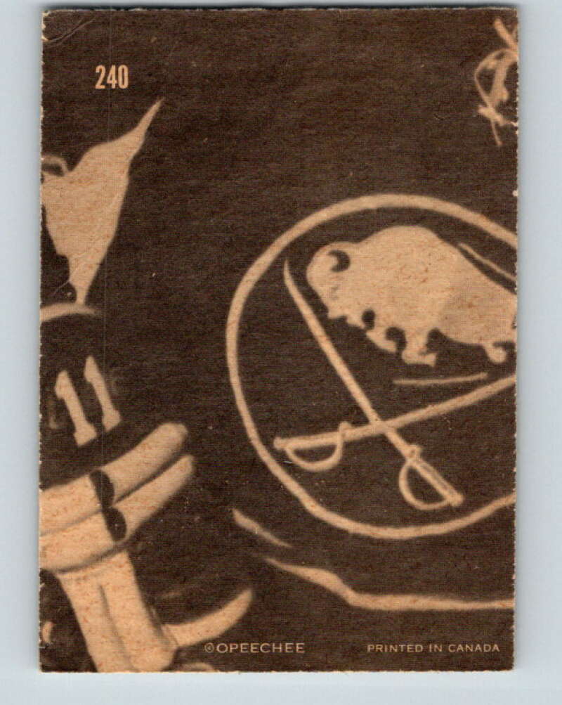 1970-71 O-Pee-Chee #240 Stan Mikita AS Chicago Blackhawks V3072