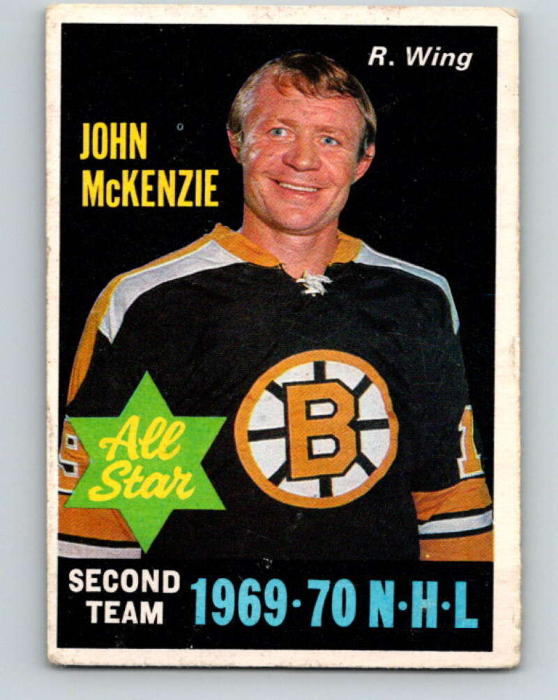 1970-71 O-Pee-Chee #241 John McKenzie AS Boston Bruins V3073
