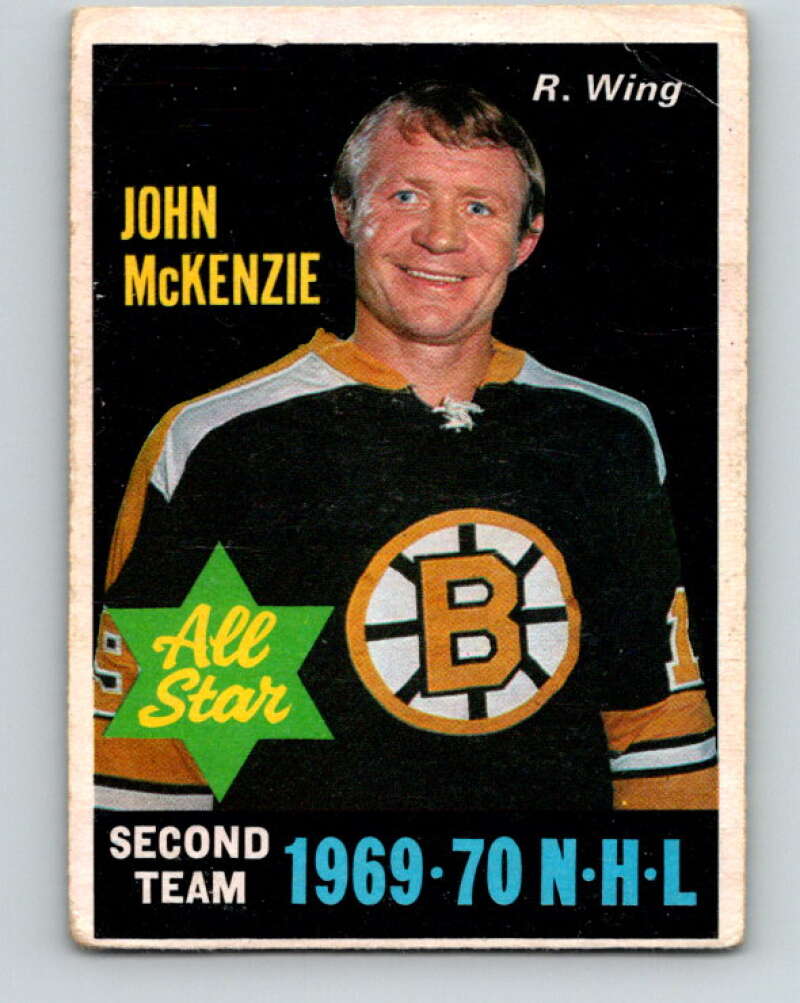 1970-71 O-Pee-Chee #241 John McKenzie AS Boston Bruins V3076