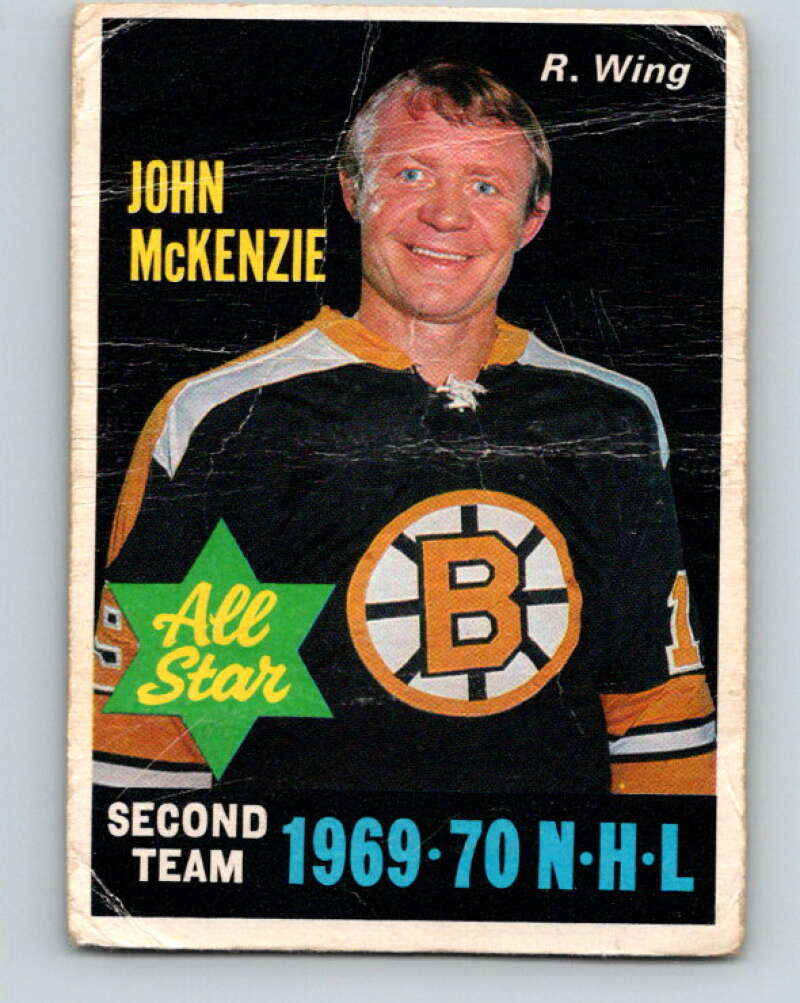 1970-71 O-Pee-Chee #241 John McKenzie AS Boston Bruins V3077