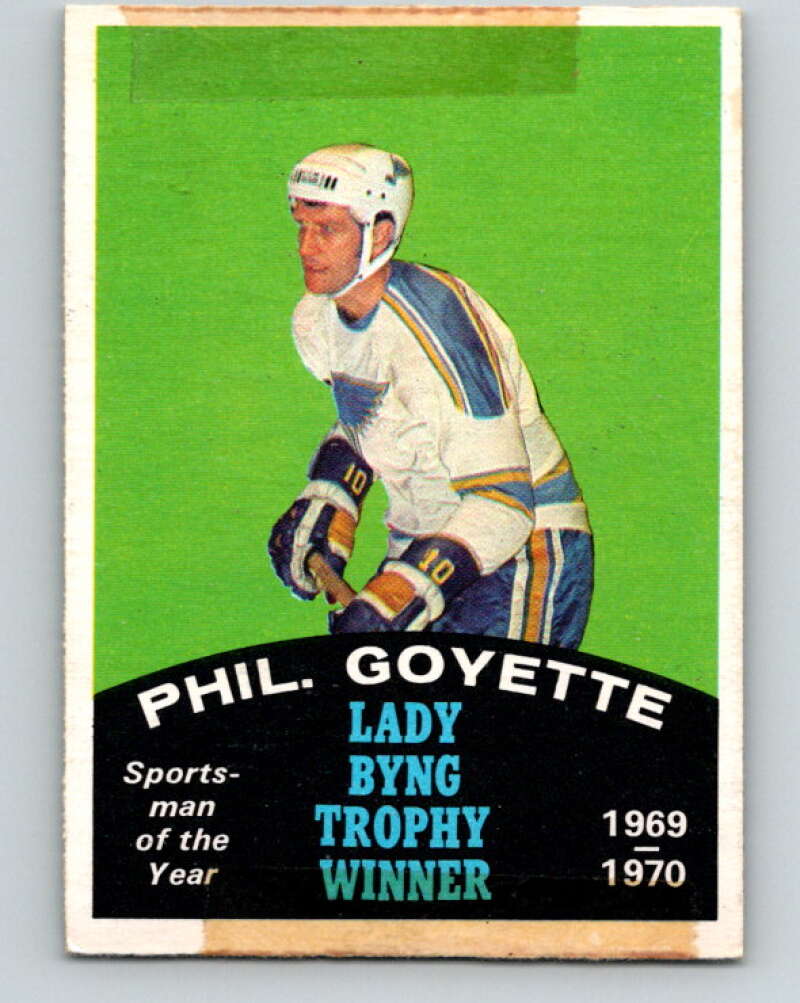 1970-71 O-Pee-Chee #251 Phil Goyette Lady Byng V3102