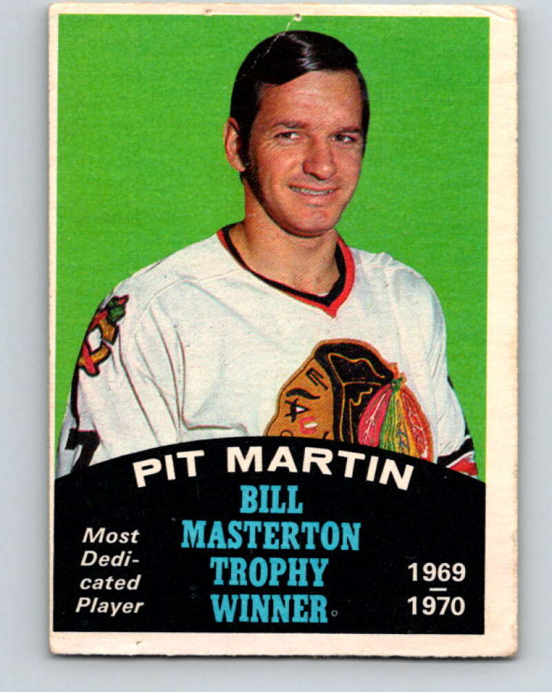1970-71 O-Pee-Chee #253 Pit Martin Masterton Award V3105