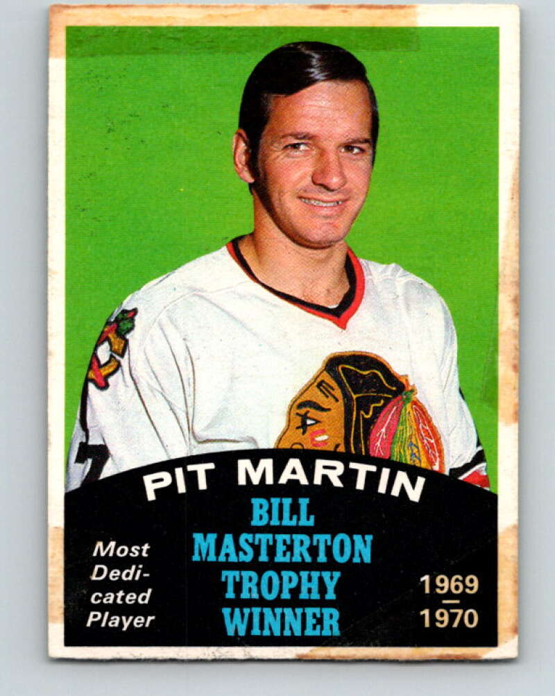 1970-71 O-Pee-Chee #253 Pit Martin Masterton Award V3108