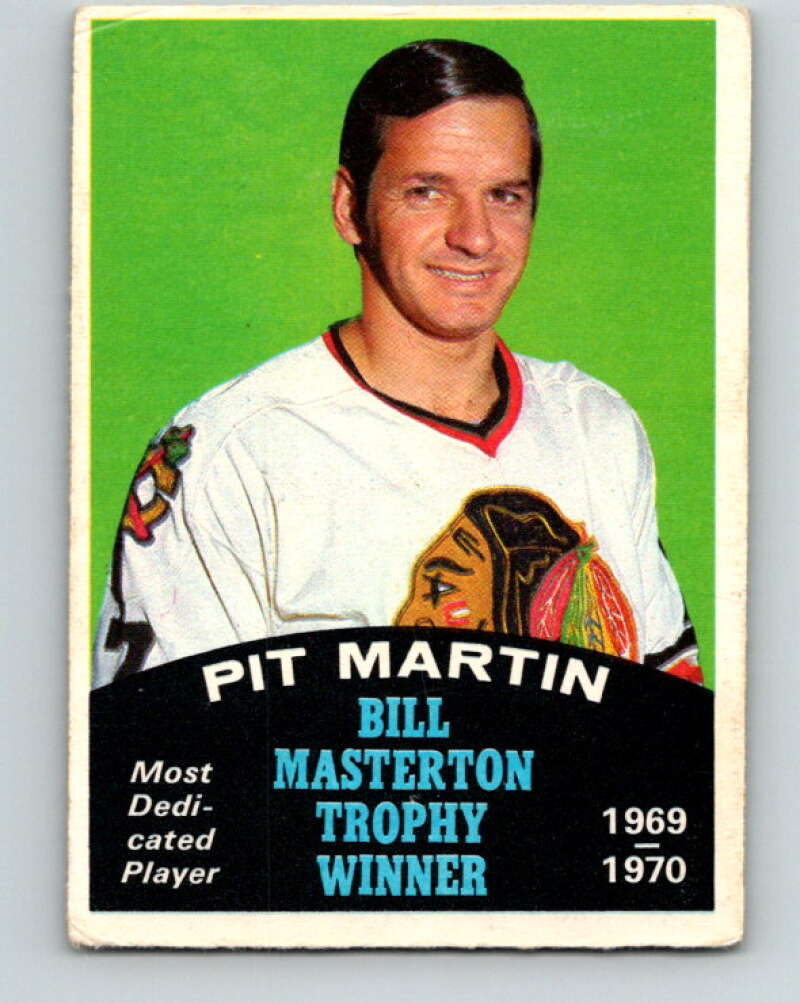 1970-71 O-Pee-Chee #253 Pit Martin Masterton Award V3110