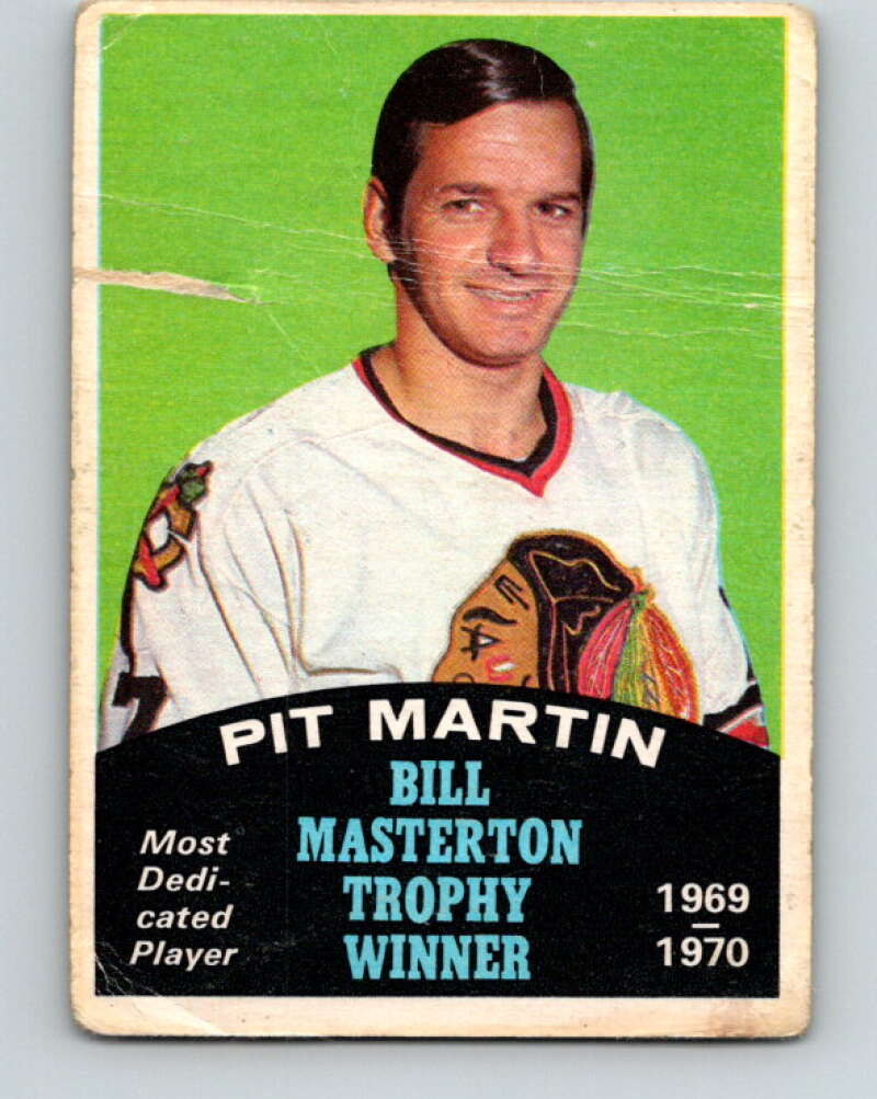 1970-71 O-Pee-Chee #253 Pit Martin Masterton Award V3111