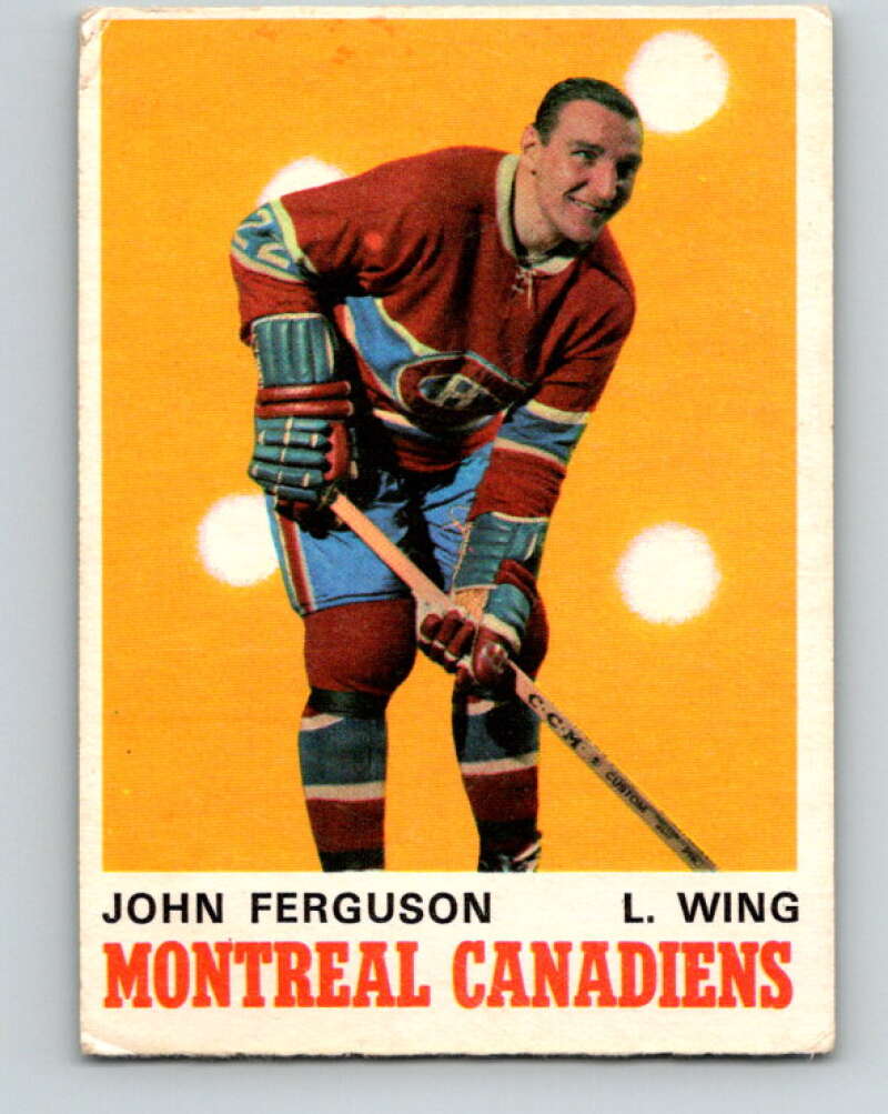 1970-71 O-Pee-Chee #264 John Ferguson Montreal Canadiens V3131