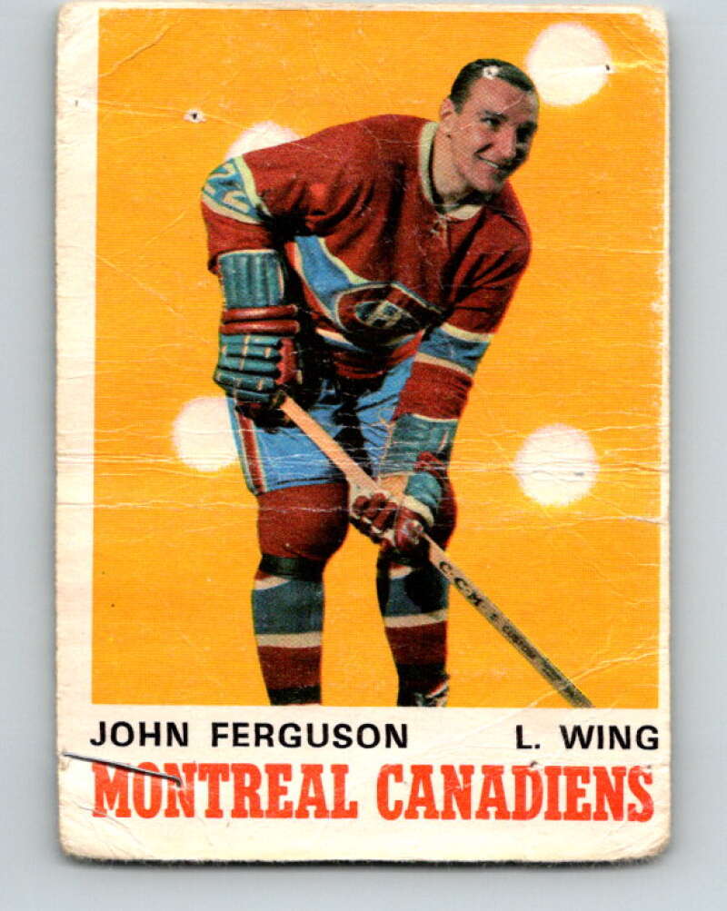 1970-71 O-Pee-Chee #264 John Ferguson Montreal Canadiens V3132