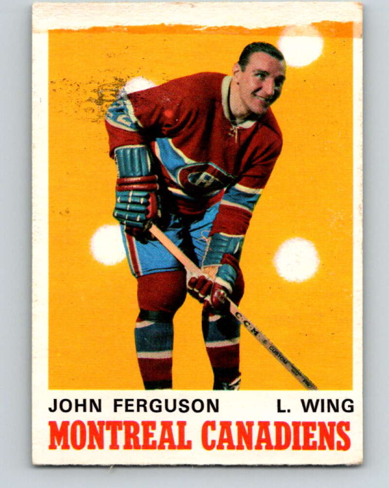 1970-71 O-Pee-Chee #264 John Ferguson Montreal Canadiens V3133