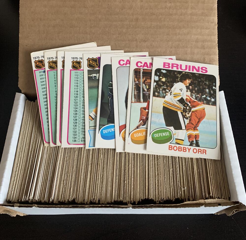 1975-76 O-Pee-Chee NHL Hockey Complete Set 1-396 Ex-Mt *0166