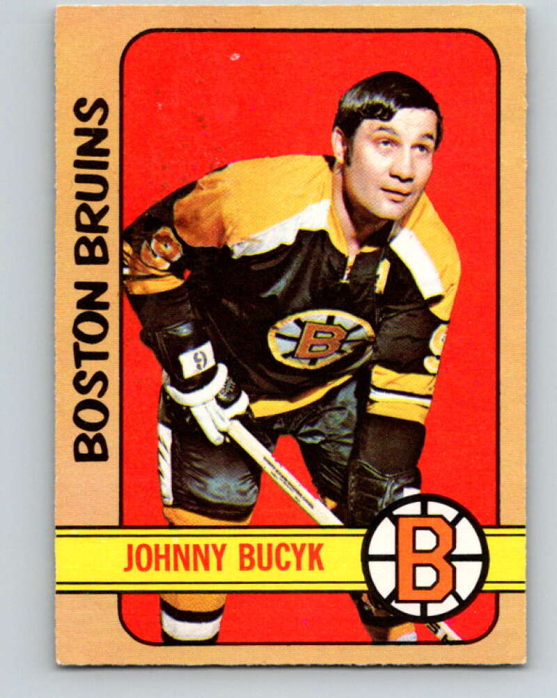 1972-73 O-Pee-Chee #1 Johnny Bucyk Boston Bruins V3138