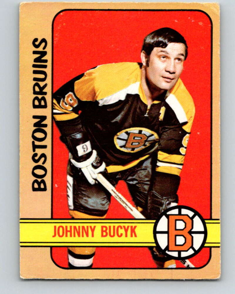 1972-73 O-Pee-Chee #1 Johnny Bucyk Boston Bruins V3140