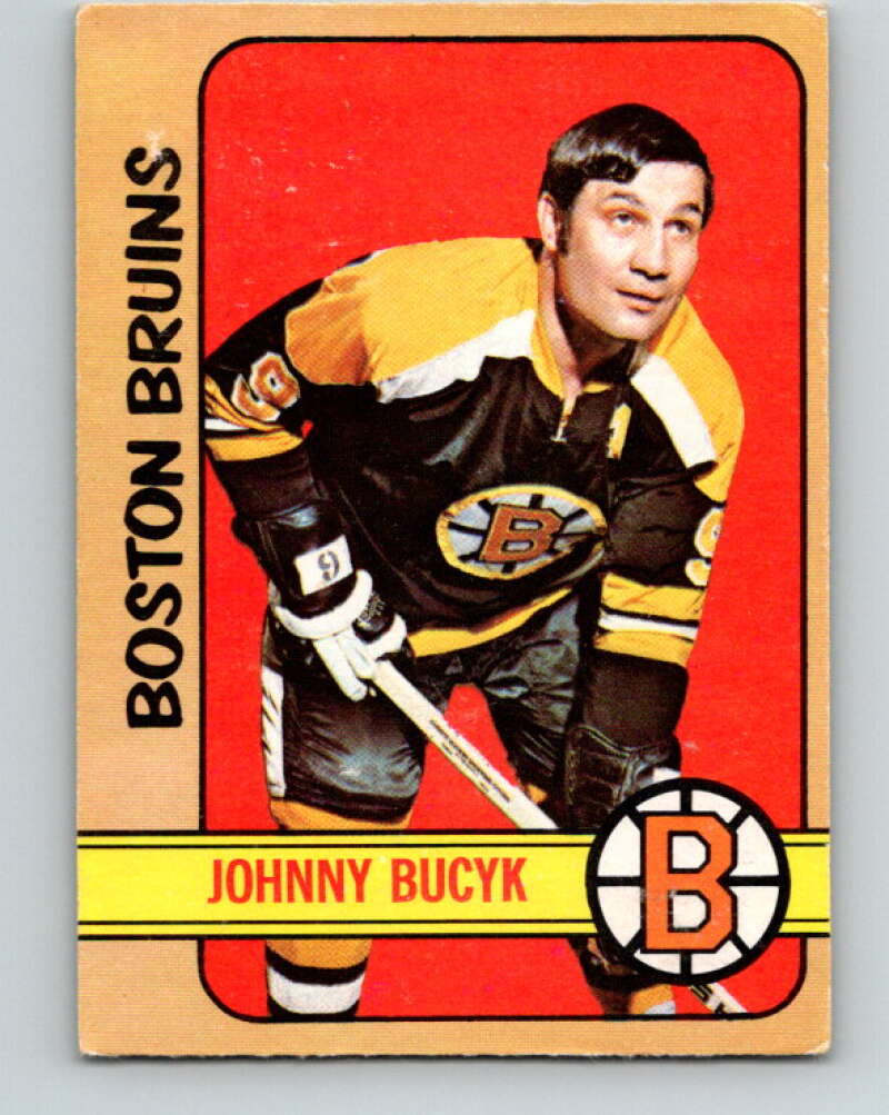 1972-73 O-Pee-Chee #1 Johnny Bucyk Boston Bruins V3141
