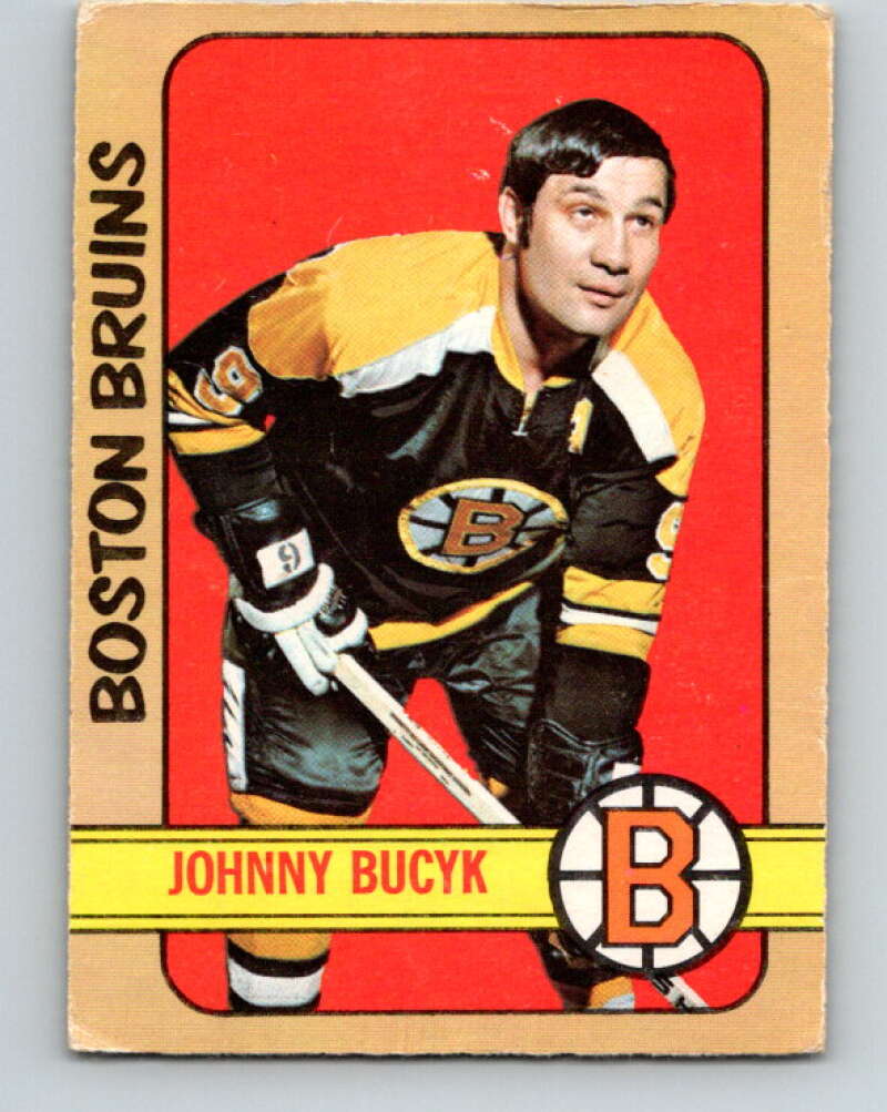 1972-73 O-Pee-Chee #1 Johnny Bucyk Boston Bruins V3144
