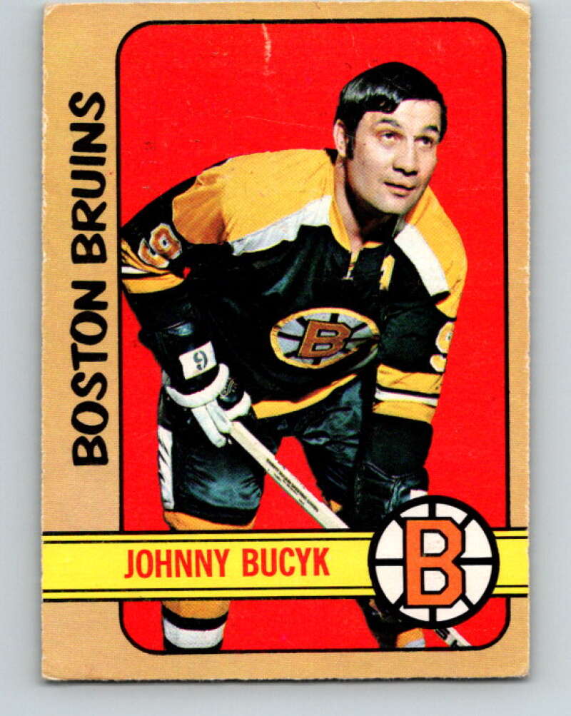 1972-73 O-Pee-Chee #1 Johnny Bucyk Boston Bruins V3145