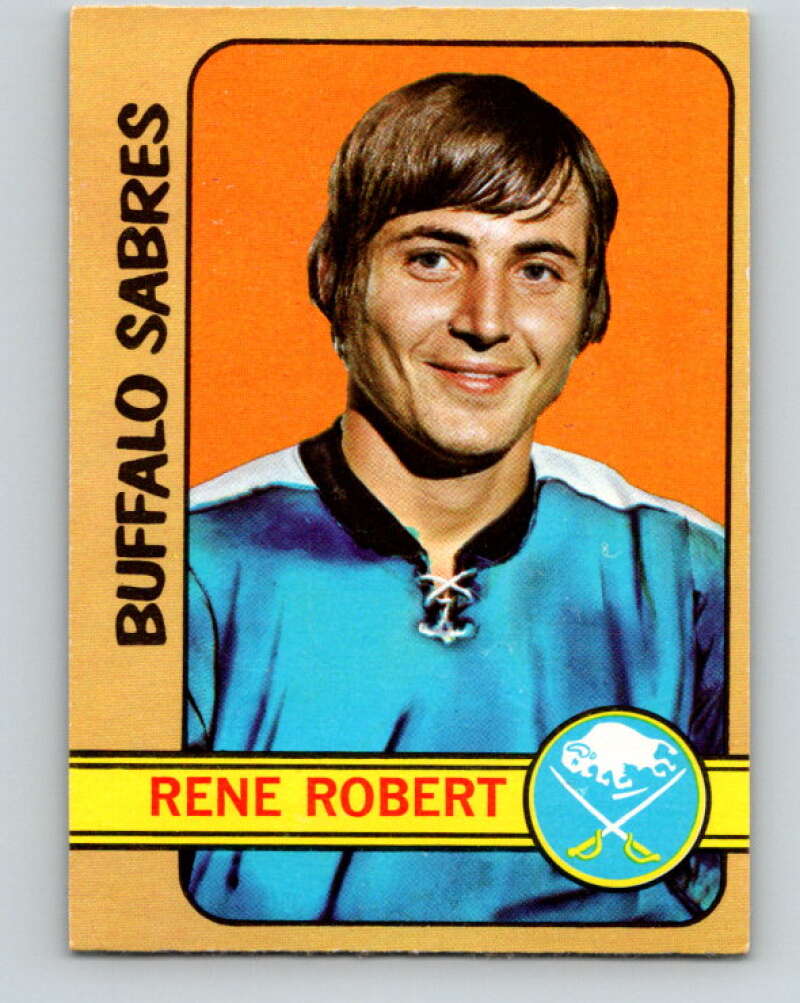 1972-73 O-Pee-Chee #2 Rene Robert RC Rookie Buffalo Sabres V3148