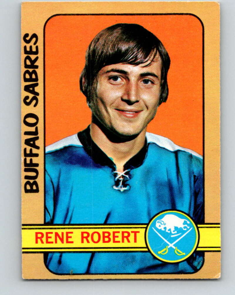 1972-73 O-Pee-Chee #2 Rene Robert RC Rookie Buffalo Sabres V3149