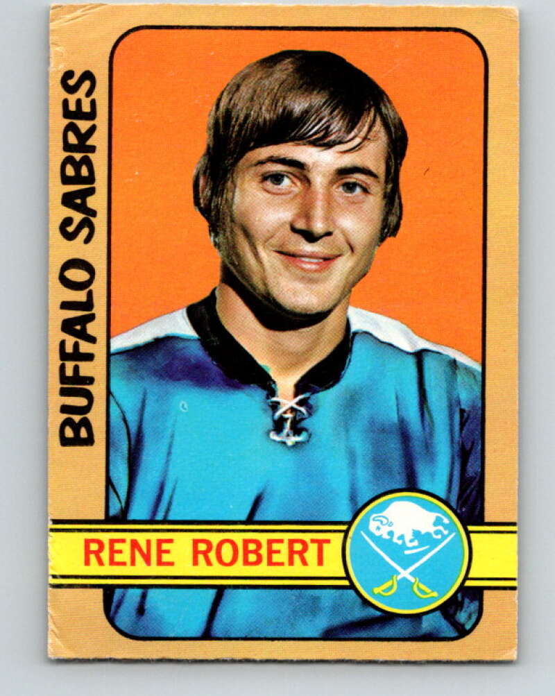 1972-73 O-Pee-Chee #2 Rene Robert RC Rookie Buffalo Sabres V3150