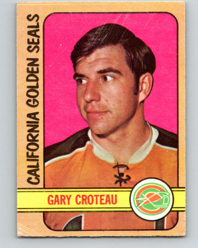 1972-73 O-Pee-Chee #3 Gary Croteau California Golden Seals V3154