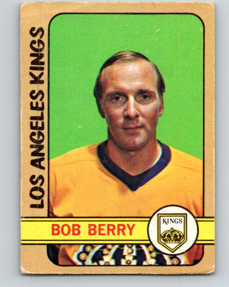 1972-73 O-Pee-Chee #9 Bob Berry Los Angeles Kings V3198
