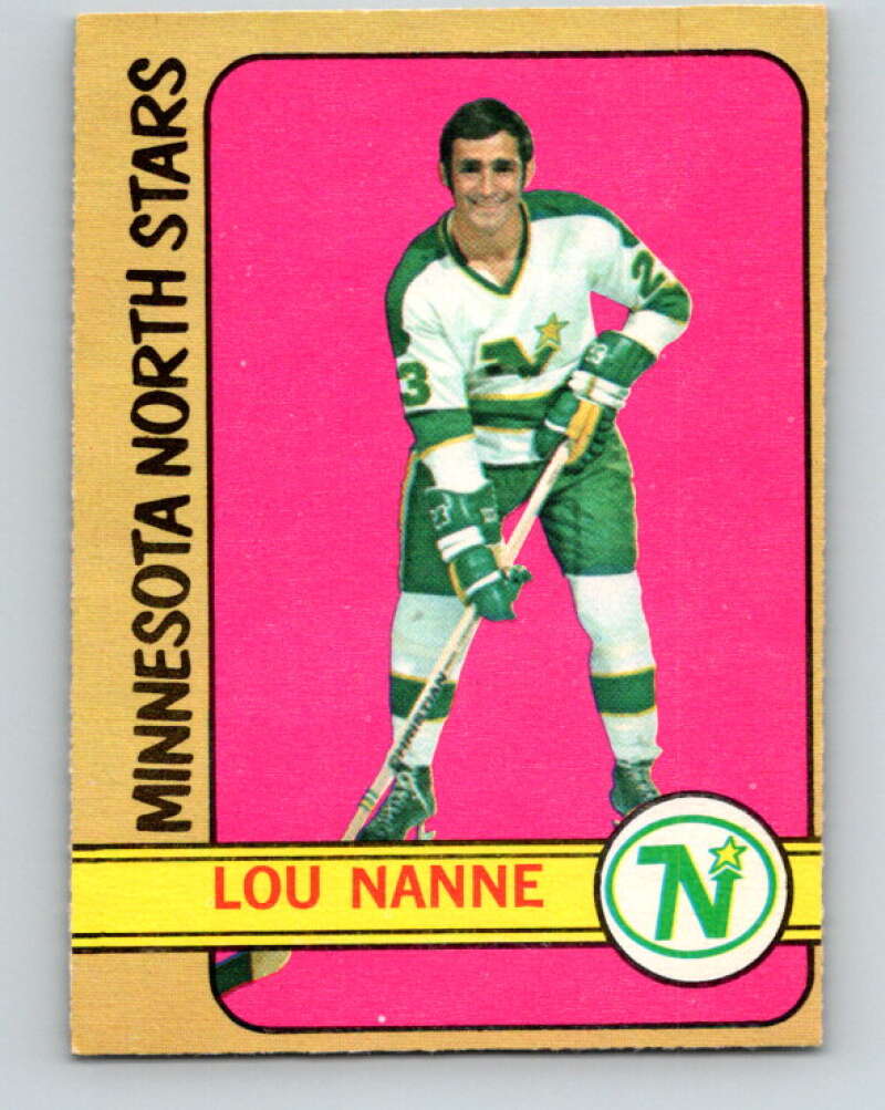 1972-73 O-Pee-Chee #10 Lou Nanne Minnesota North Stars V3200