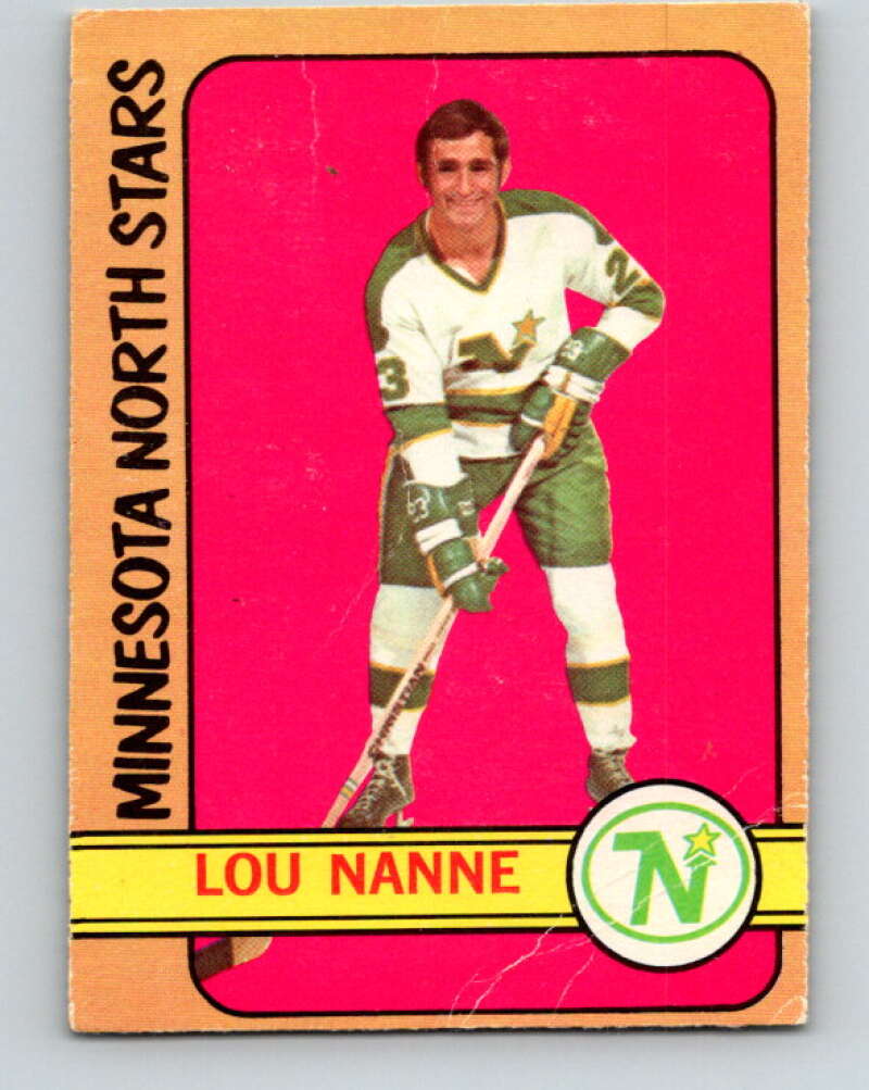 1972-73 O-Pee-Chee #10 Lou Nanne Minnesota North Stars V3201