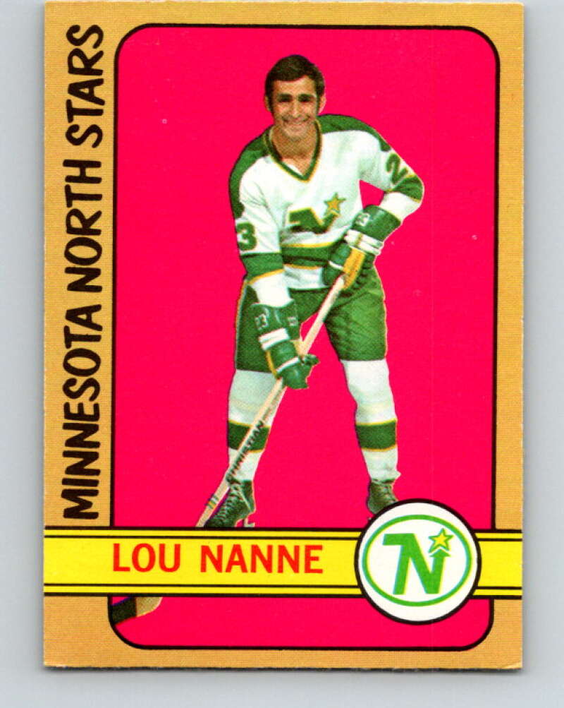 1972-73 O-Pee-Chee #10 Lou Nanne Minnesota North Stars V3202