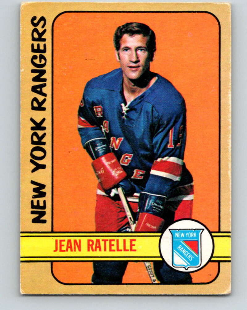 1972-73 O-Pee-Chee #12 Jean Ratelle New York Rangers V3209