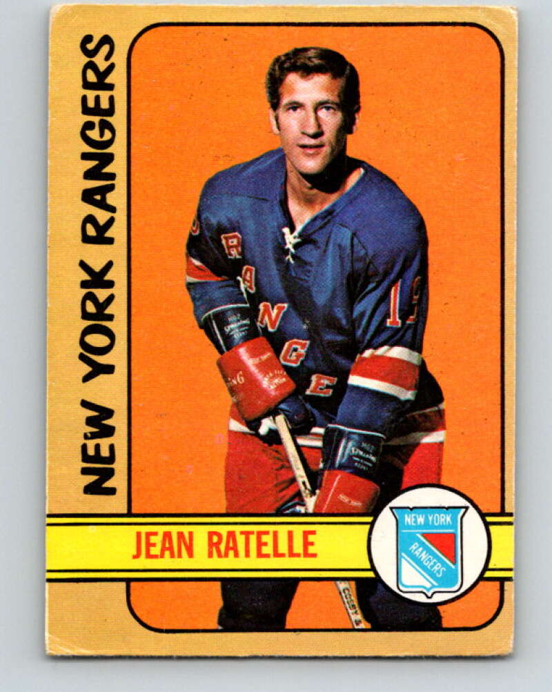 1972-73 O-Pee-Chee #12 Jean Ratelle New York Rangers V3210