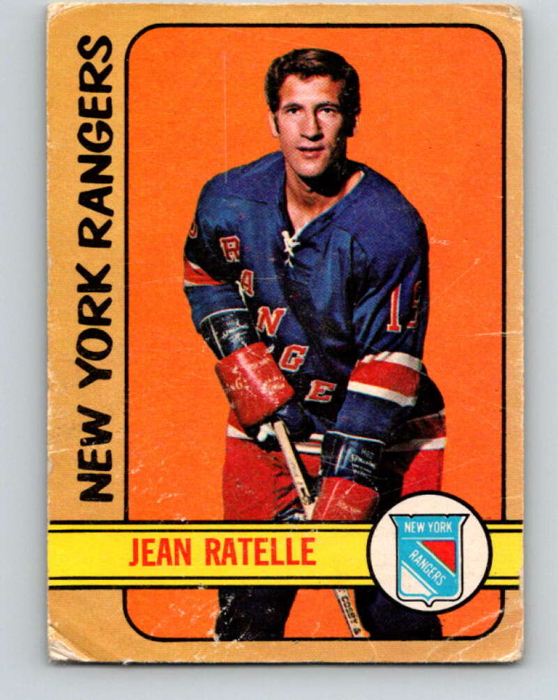 1972-73 O-Pee-Chee #12 Jean Ratelle New York Rangers V3211