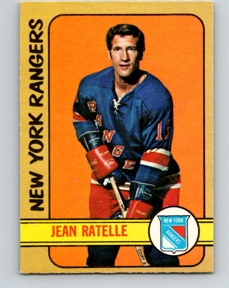 1972-73 O-Pee-Chee #12 Jean Ratelle New York Rangers V3212