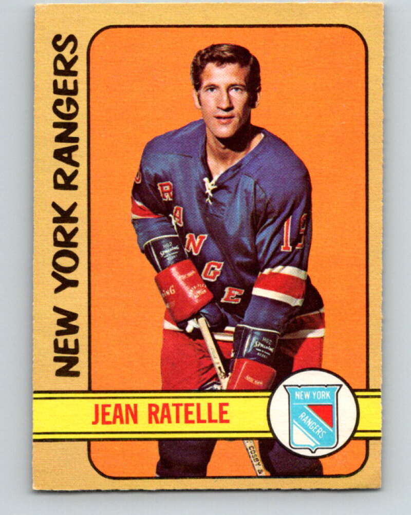 1972-73 O-Pee-Chee #12 Jean Ratelle New York Rangers V3213