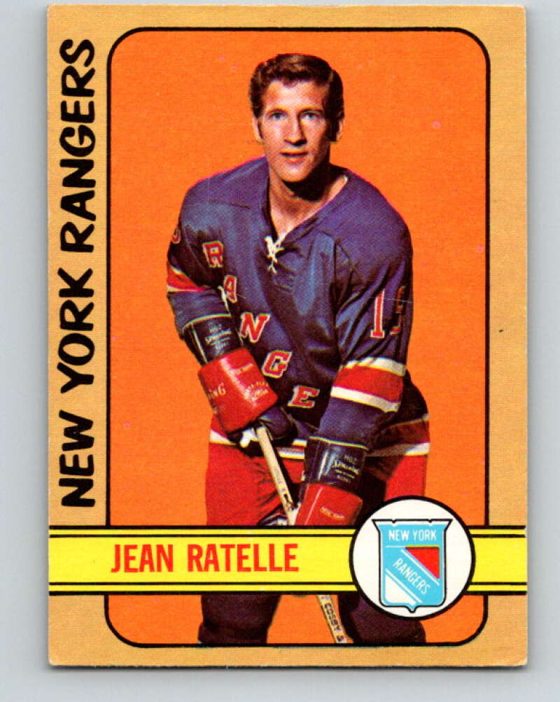 1972-73 O-Pee-Chee #12 Jean Ratelle New York Rangers V3214