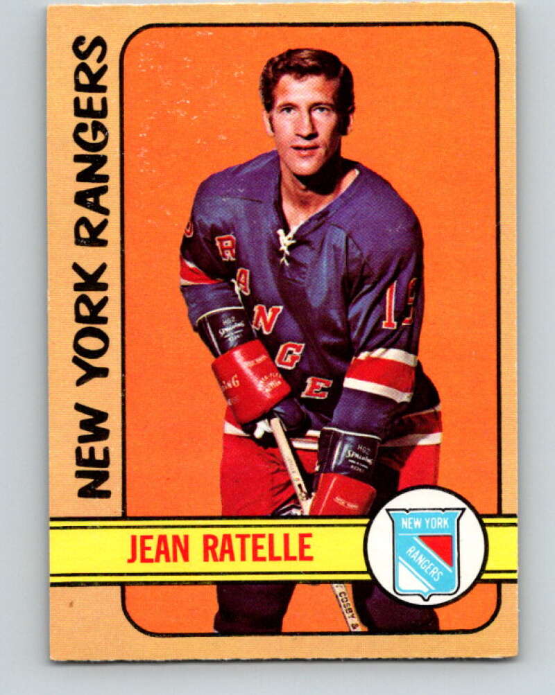 1972-73 O-Pee-Chee #12 Jean Ratelle New York Rangers V3215