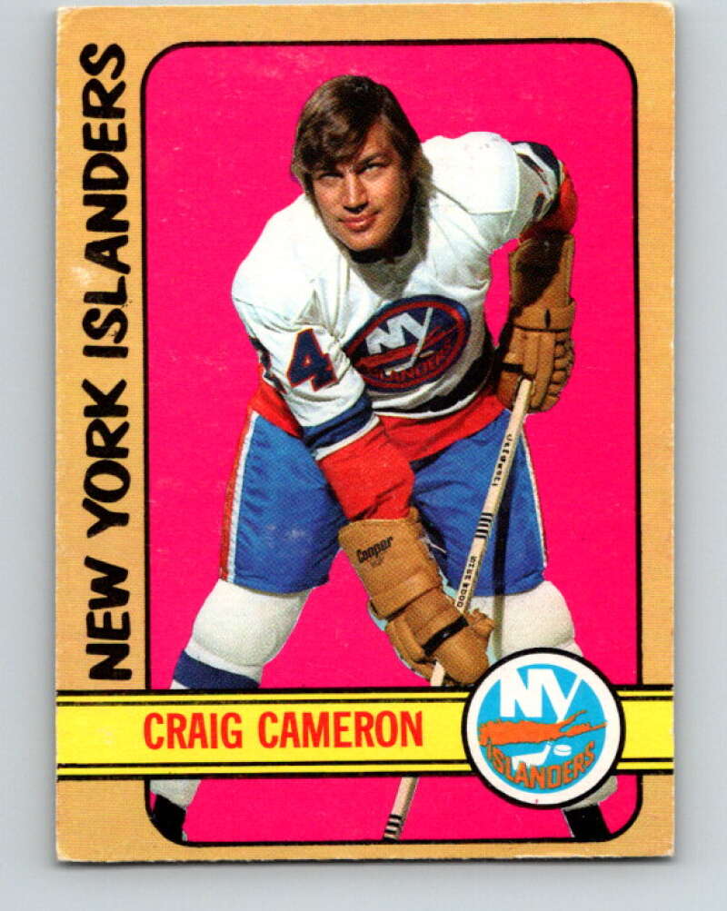 1972-73 O-Pee-Chee #13 Craig Cameron RC Rookie New York Islanders V3216
