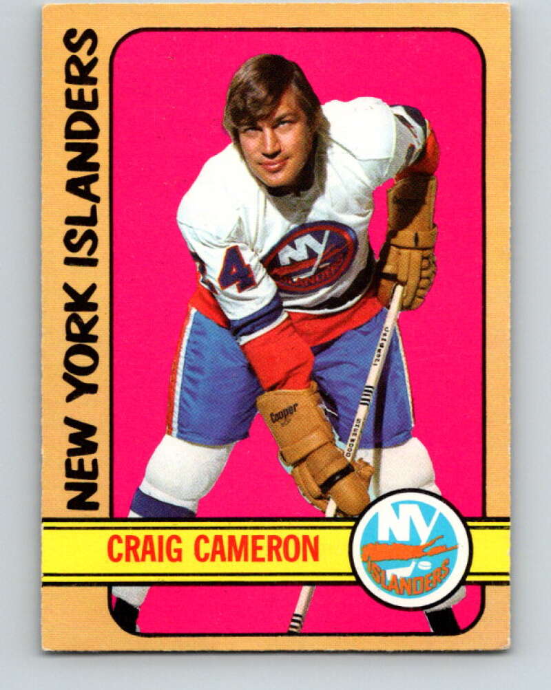 1972-73 O-Pee-Chee #13 Craig Cameron RC Rookie New York Islanders V3219