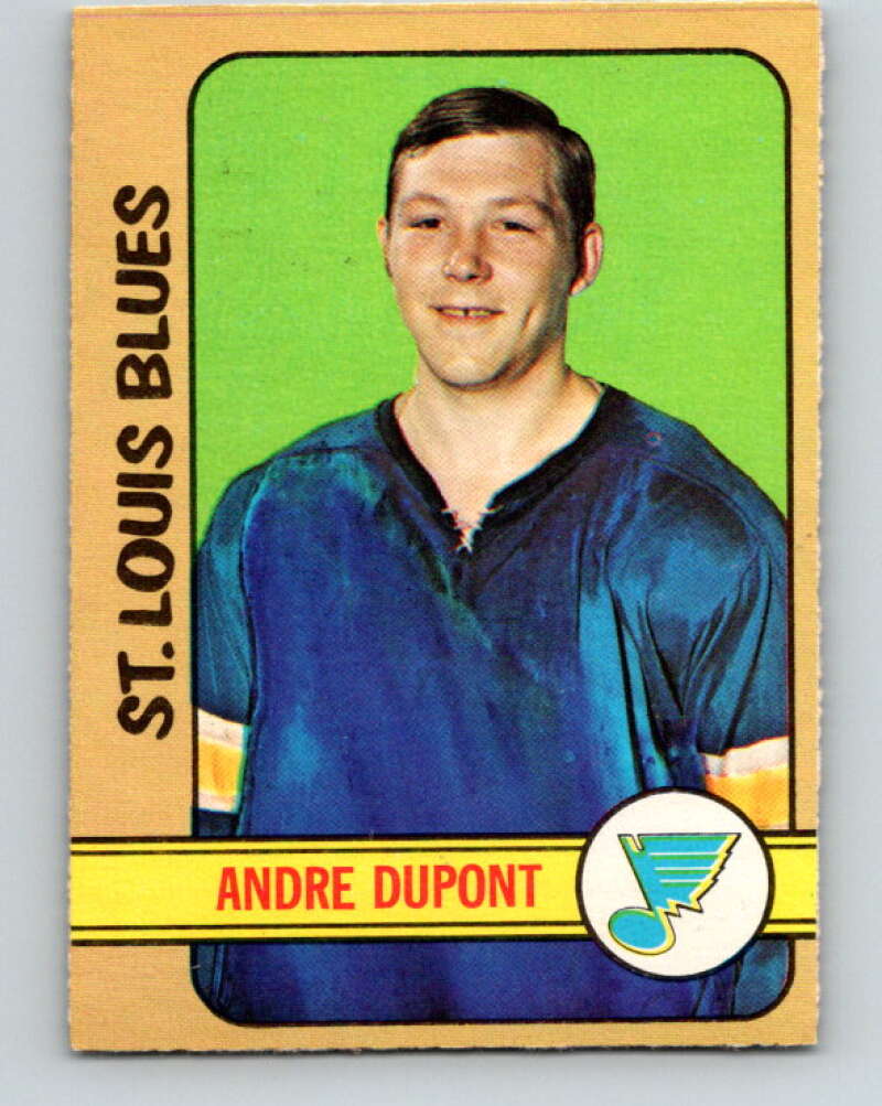 1972-73 O-Pee-Chee #16 Andre Dupont RC Rookie St. Louis Blues V3227